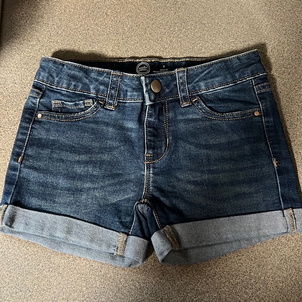 Girls denim shorts